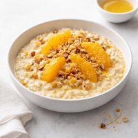 Orange Ginger Oatmeal Porridge Delight