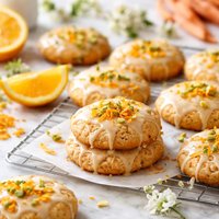 Orange Glazed Carrot Cookies