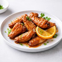 Orange Glazed Chicken Wings