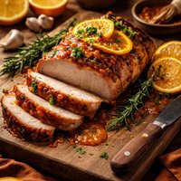 Orange Glazed Pork Loin