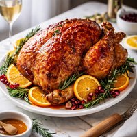 Orange Glazed Turkey