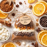 Orange Hot Chocolate Mix in a Bag