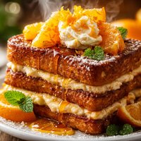 Orange Infused Mascarpone French Toast