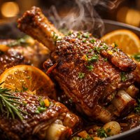 Orange Lamb Shanks