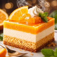 Orange Mousse Cake