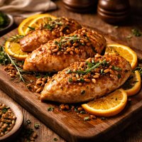 Orange Pine Nut Chicken Oamc