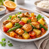 Orange Pineapple Chicken Stir Fry