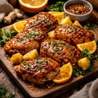 Orange Pineapple Ginger Chicken