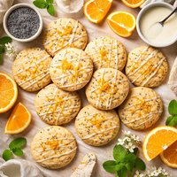 Orange Poppy Seed Cookies