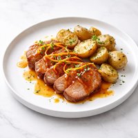 Orange Pork and Potatoes