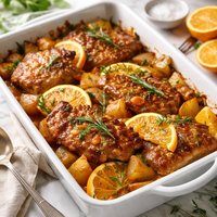 Orange Pork Bake