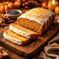 Orange Pumpkin Poppy Seed Cake