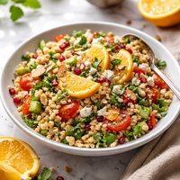 Orange Scented Cracked Wheat Salad