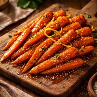 Orange Sesame Carrots