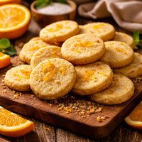 Orange Shortbread Cookies