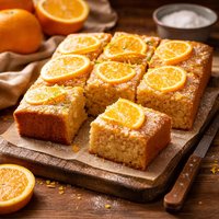 Orange Snack Cake