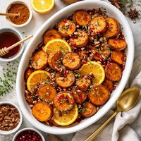 Orange Spiced Sweet Potatoes