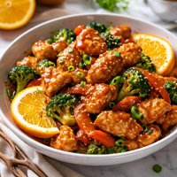 Orange Stir Fried Chicken