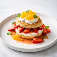 Orange Strawberry Shortcake