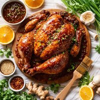Orange Teriyaki Injected Rotisserie Chicken