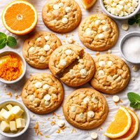 Orange White Chocolate Chip Cookies