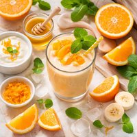 Orange Yogurt Beverage