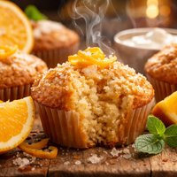 Orange Yogurt Muffins Diabetic