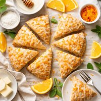 Orange Yogurt Scones