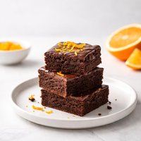 Orange Yummy Brownies