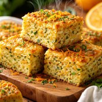 Orange Zucchini Squares