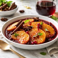 Oranges in Red Wine Naranjas Al Vino Tinto