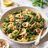 Orecchiette with Broccoli Rabe and Sausage