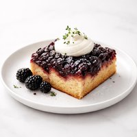 Oregon Blackberry Upside Down Cake