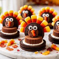 Oreo Cookie Turkeys