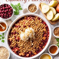 Orgasmic Cranberry Pear Crisp