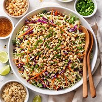 Oriental Almond Ramen Cole Slaw