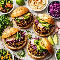 Oriental Bean Burgers