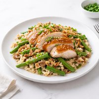Oriental Chicken Green Bean Casserole