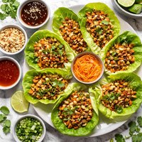 Oriental Chicken Lettuce Wraps