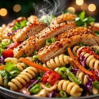 Oriental Chicken Pasta Salad