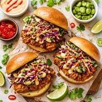 Oriental Crunch Burgers