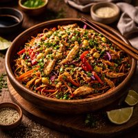 Oriental Fried Noodle Salad