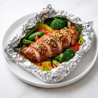 Oriental Pork Tenderloin in Foil Packets