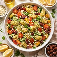 Orzo Artichoke Pasta Salad
