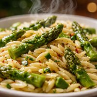 Orzo with Asparagus
