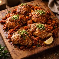 Osso Buco Style Chicken Thighs