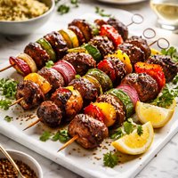 Ostrich and Vegetable Sosaties