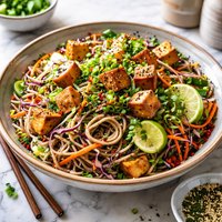 Otsu Tofu and Soba Noodle Salad