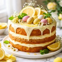 Our Family Favourite Lemon Spring Easter Cake