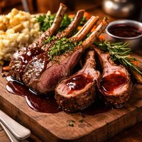 Outback Steakhouse Rack of Lamb Cabernet Sauce